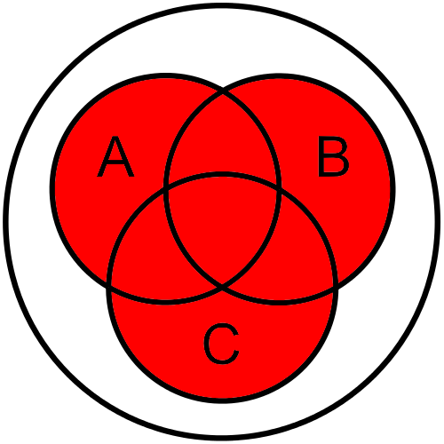A Or B Or C Venn Diagram